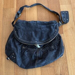 Cynthia Rowley Black Bag Interior with Cream Label